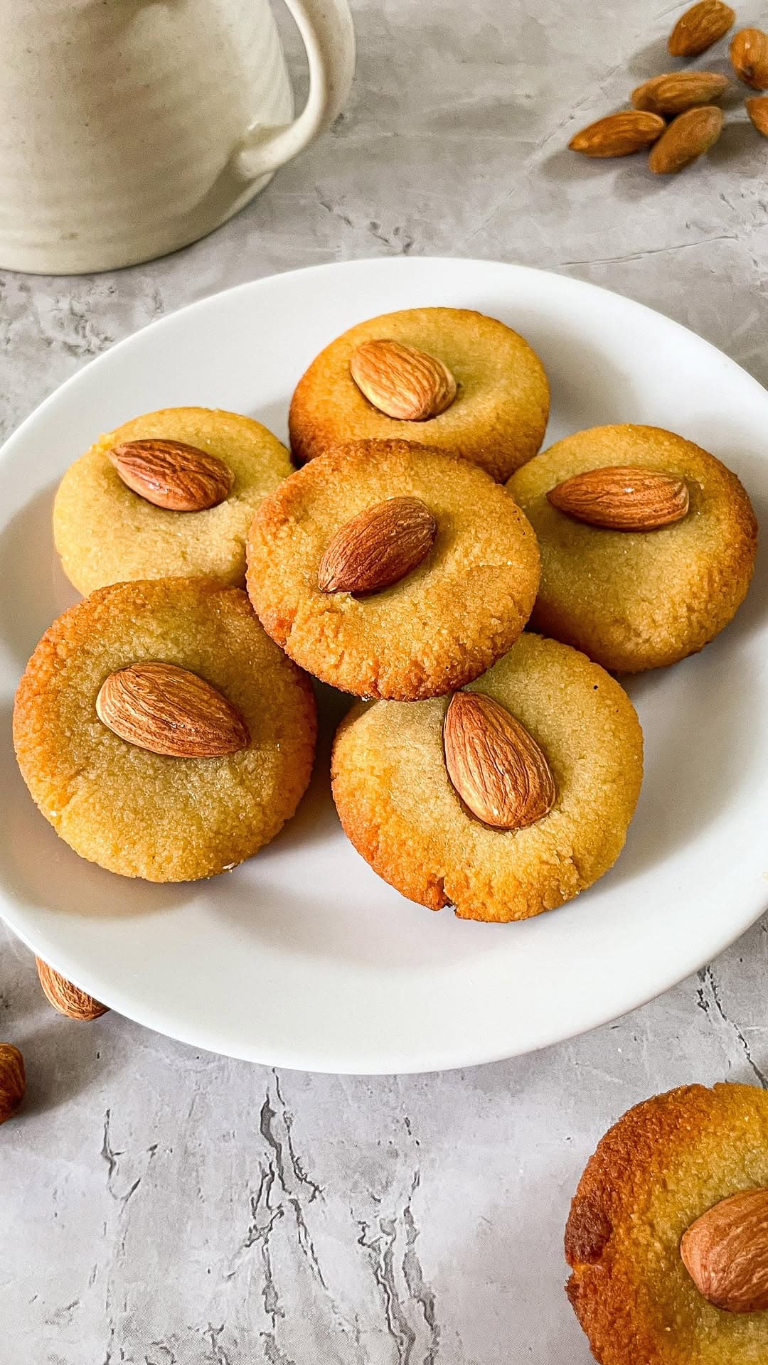 3-Ingredient Almond Cookies