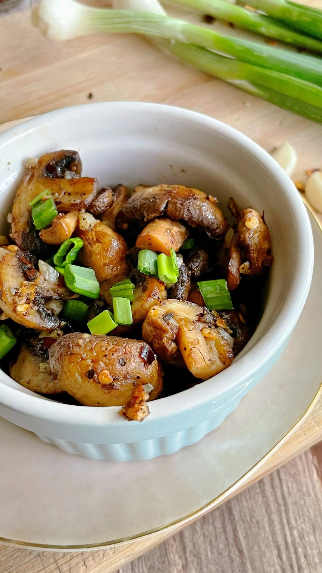 Garlic mushrooms