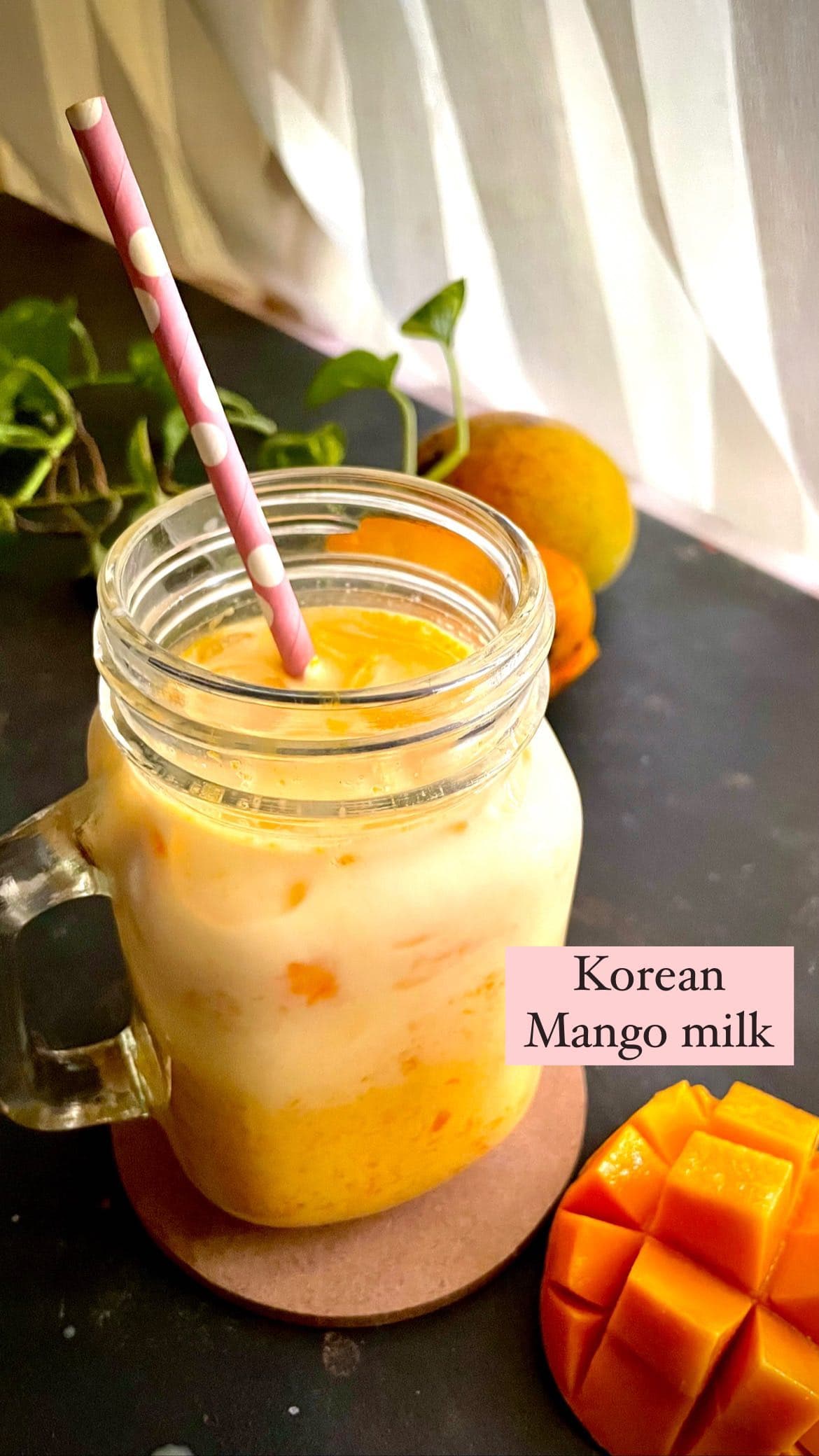 Korean Mango Milk(sugar free)