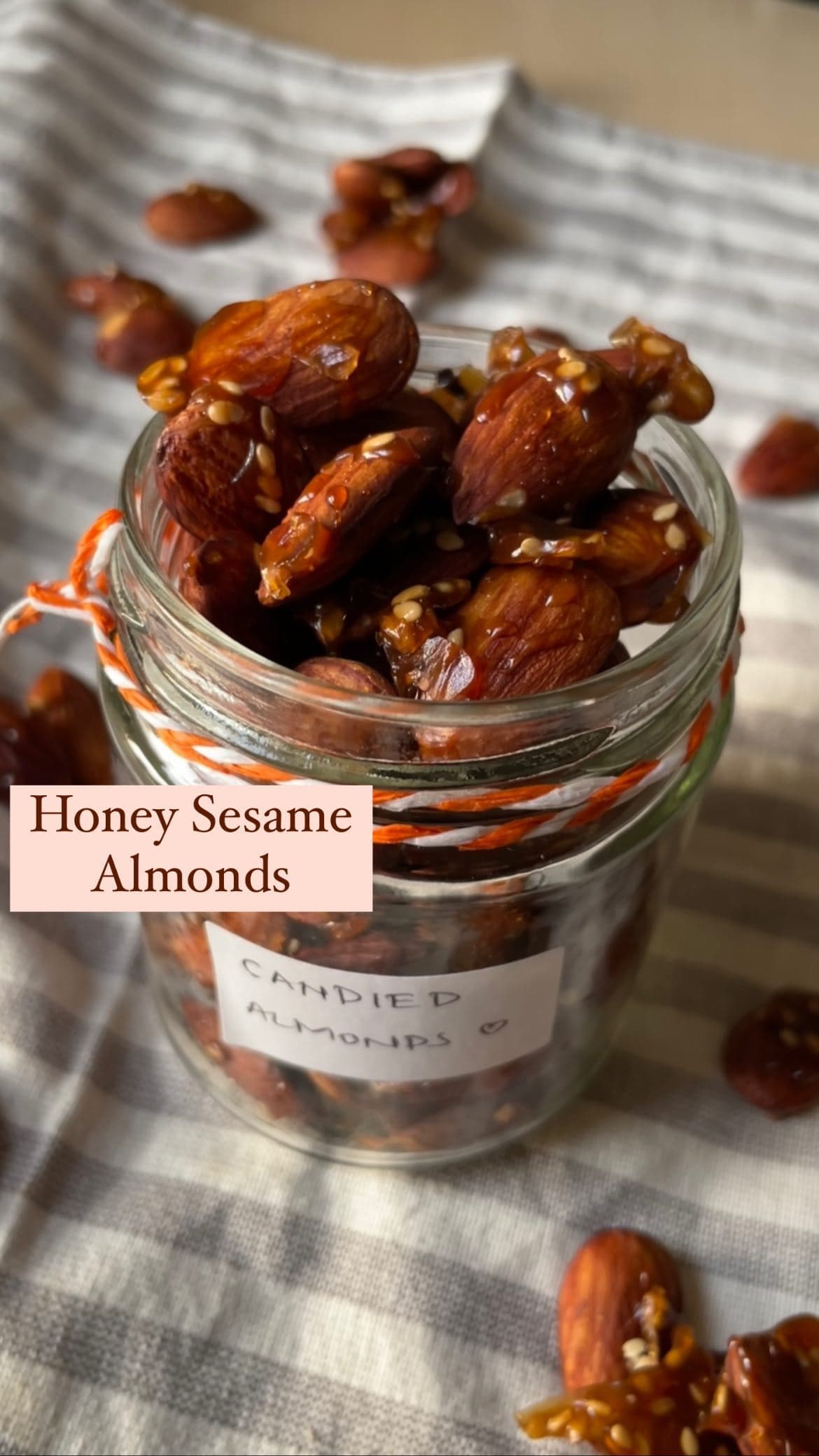 Honey Sesame Almonds