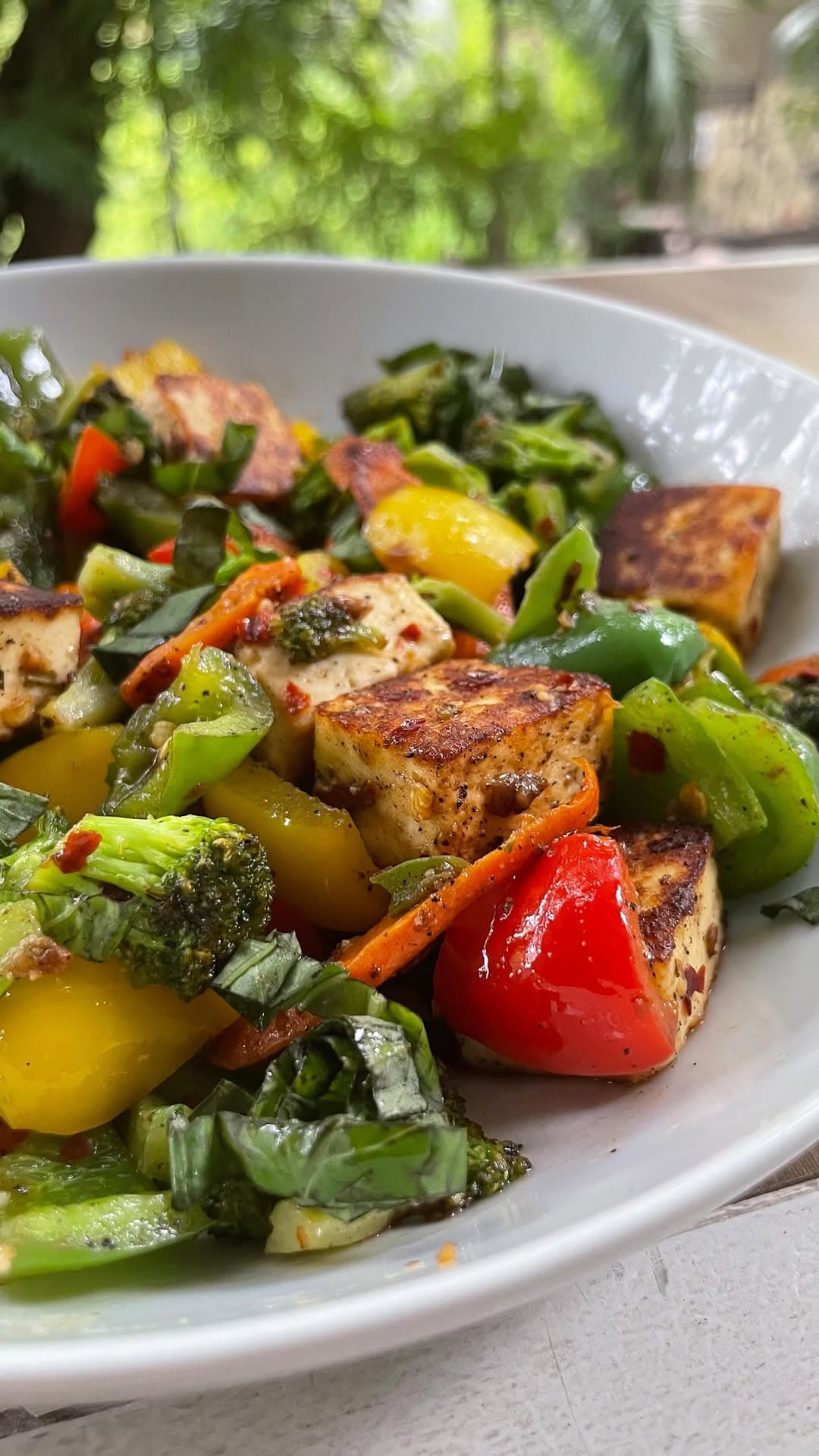 Italian style Paneer and Vegetable sauté