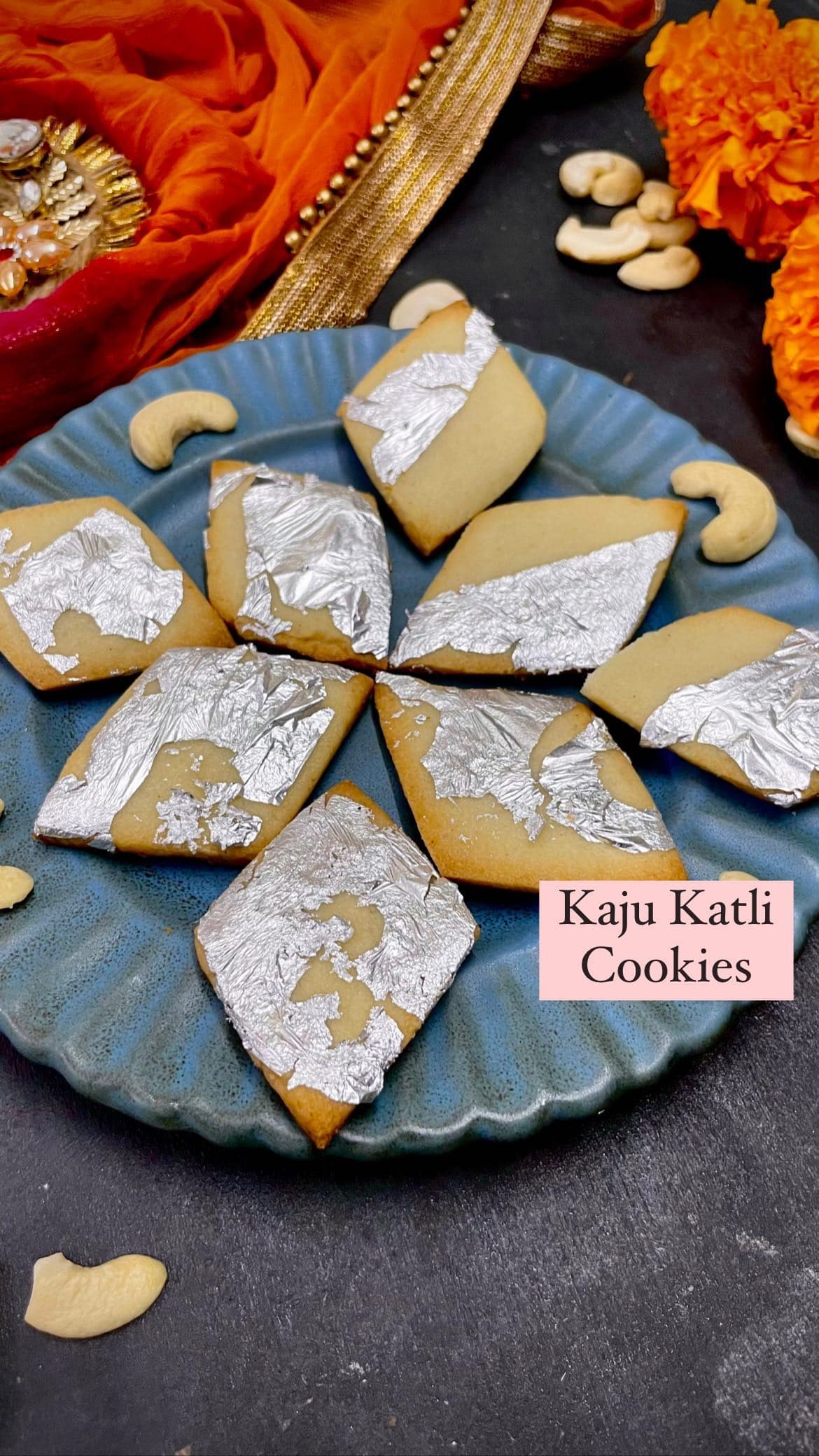 Festive series EP 2: Kaju Katli Cookies