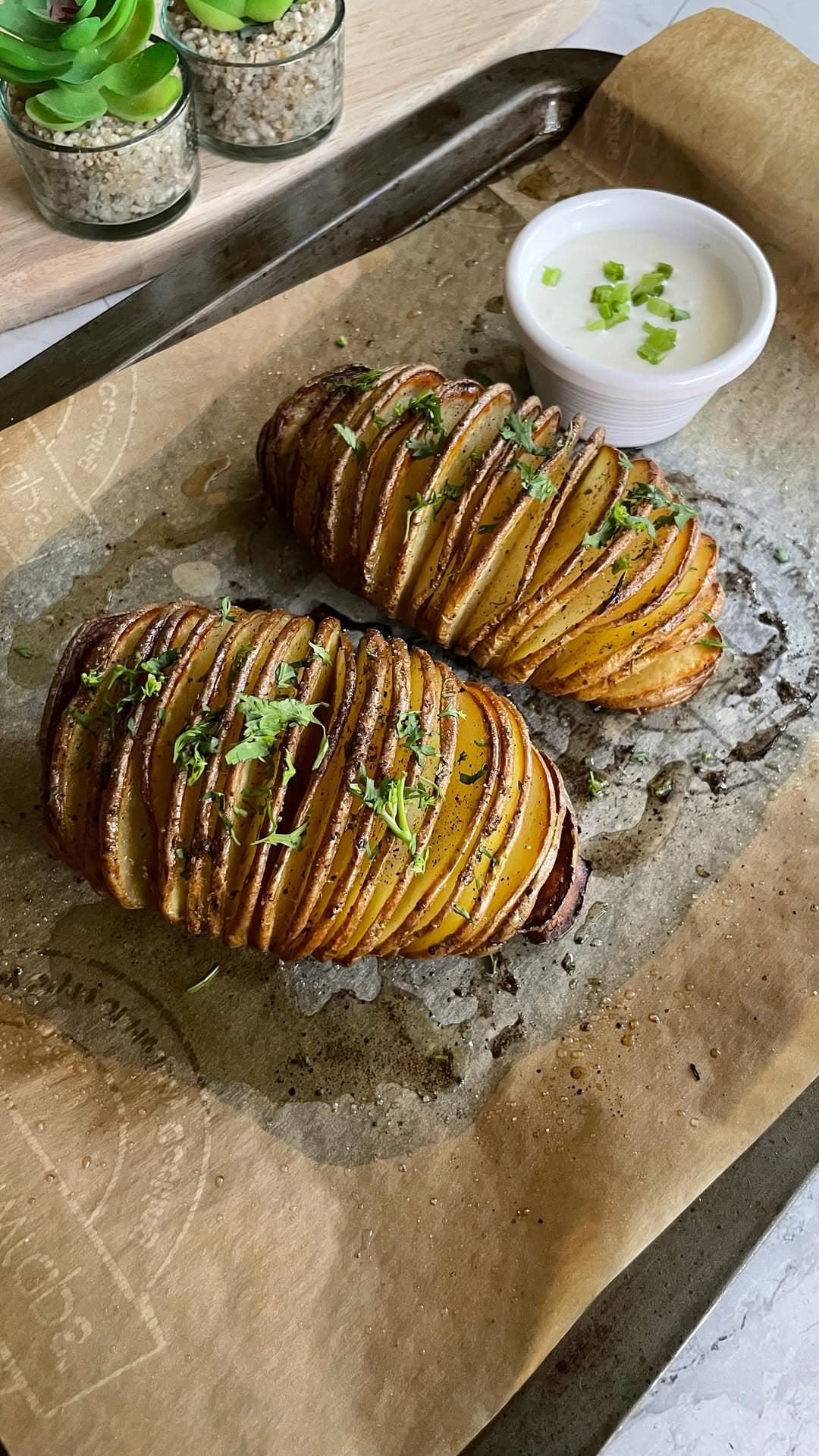 Hasselback Potatoes