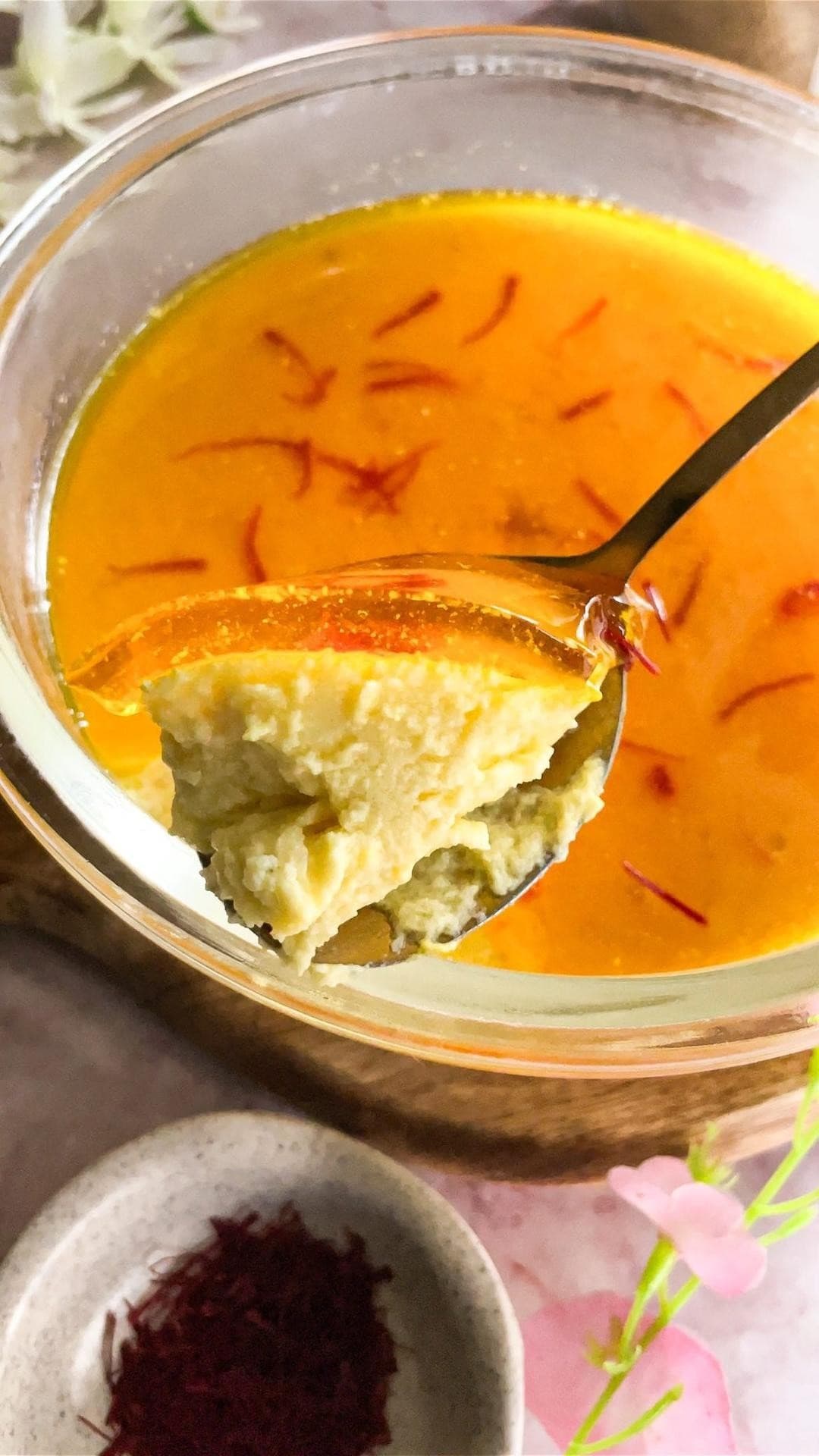 Baked Saffron Yoghurt