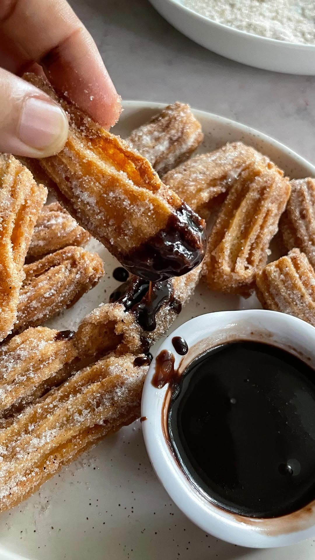 Eggless Churros