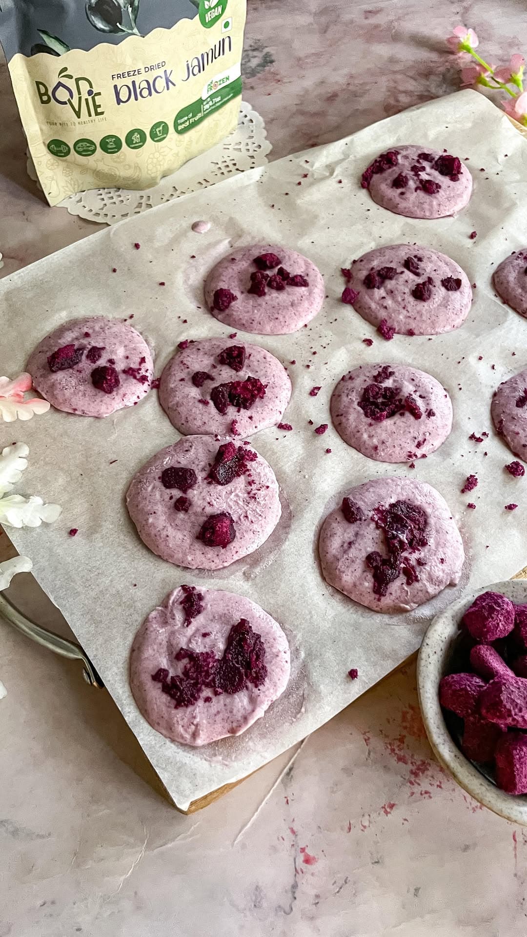 Jamun Yogurt bites