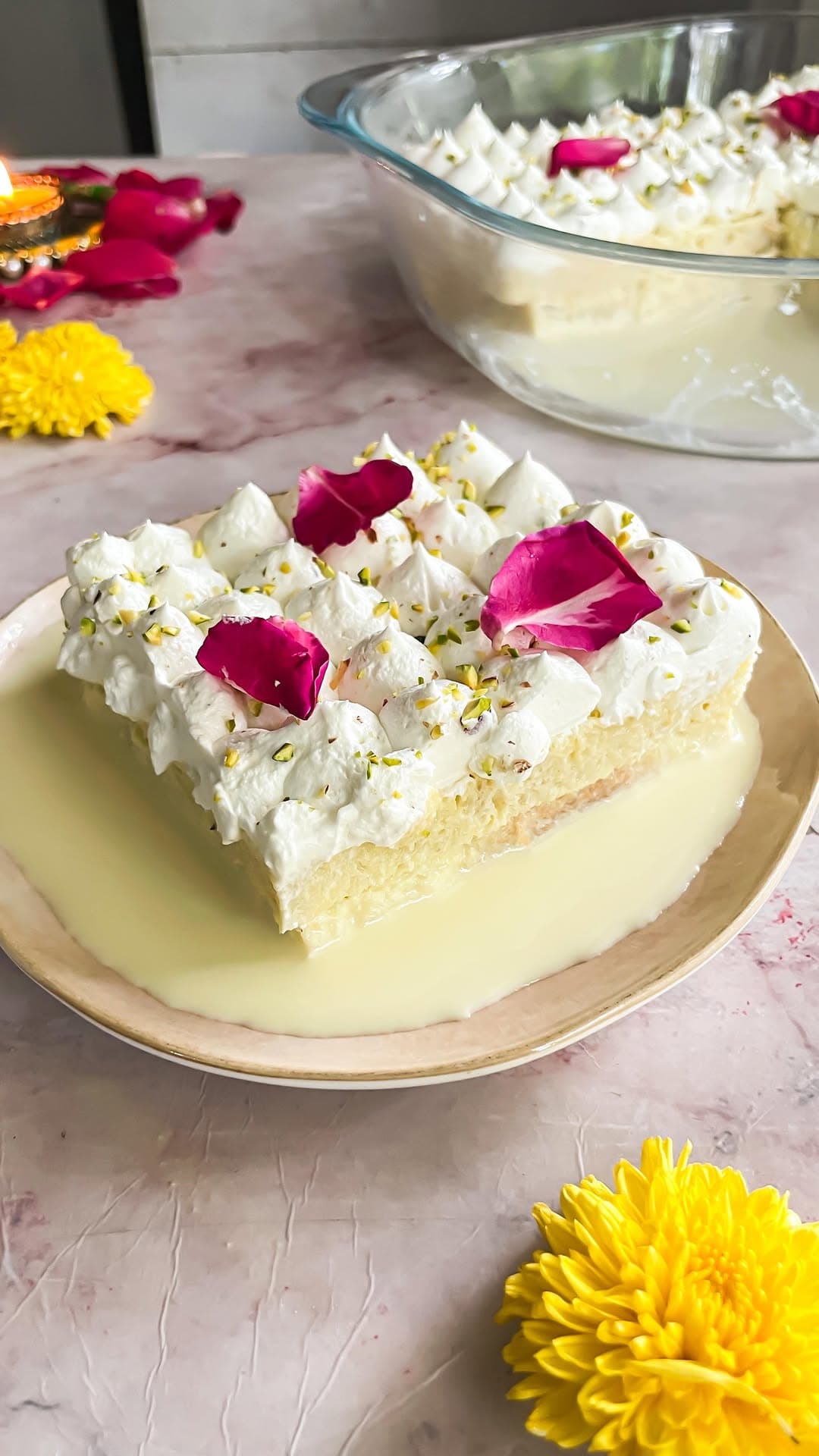 Festive recipe AlertNo-Bake RASMALAI Tres Leches Cake