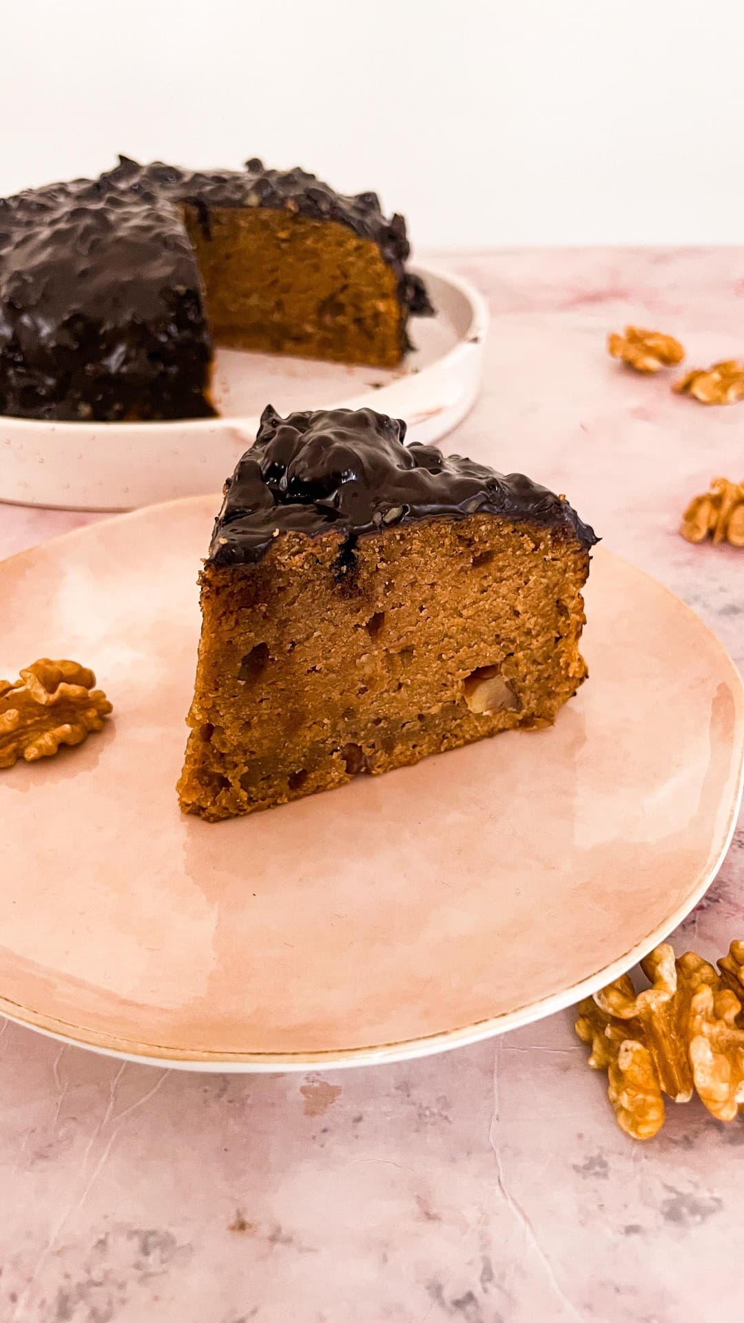 Rich, nutty, and perfectly baked! ☕🍰 This Whole Wheat Coffee