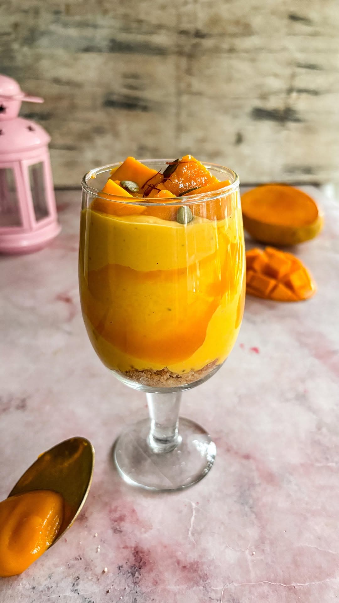 Mango Shrikhand Parfait