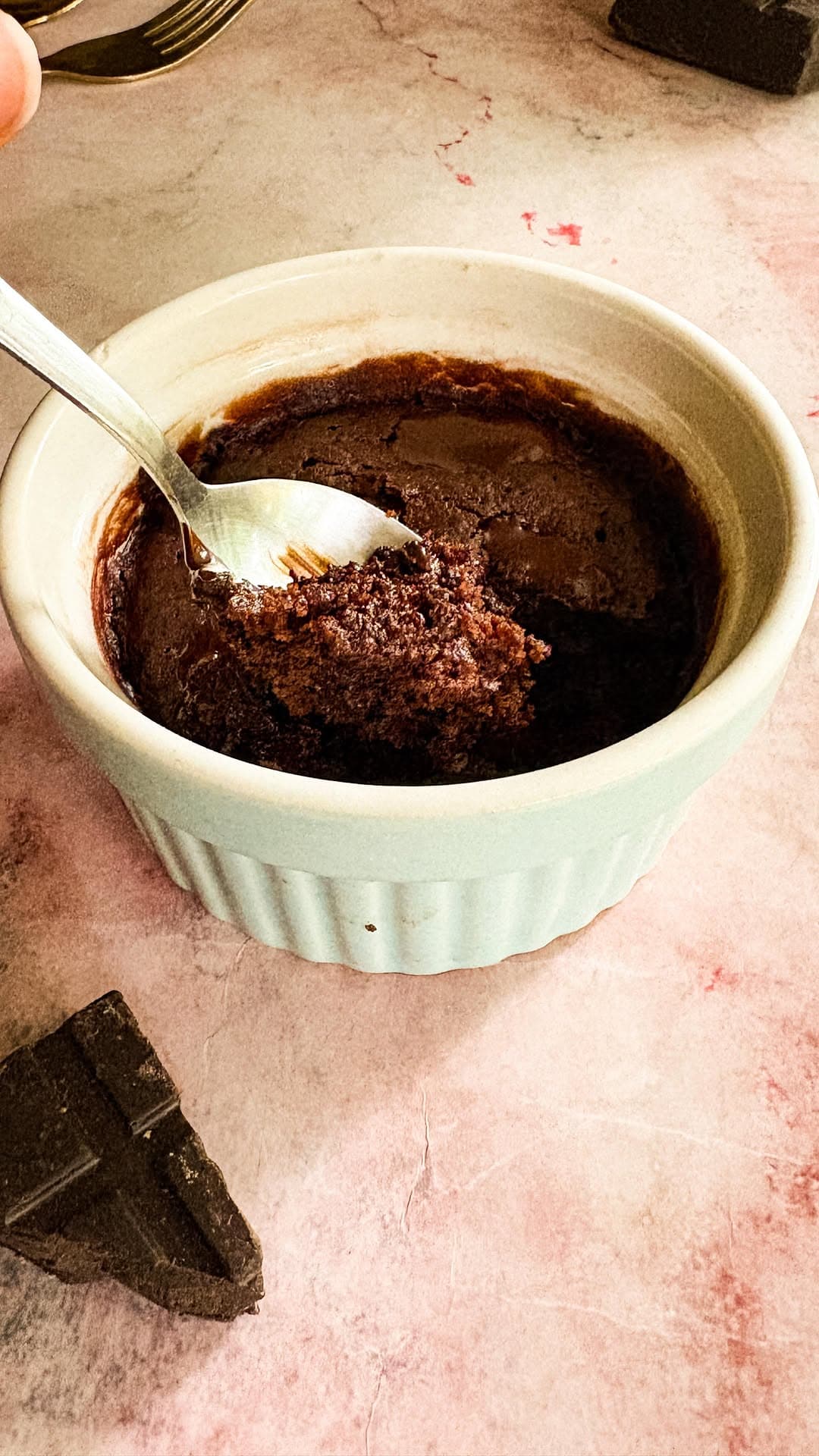 Fudgy Microwave Brownie for One