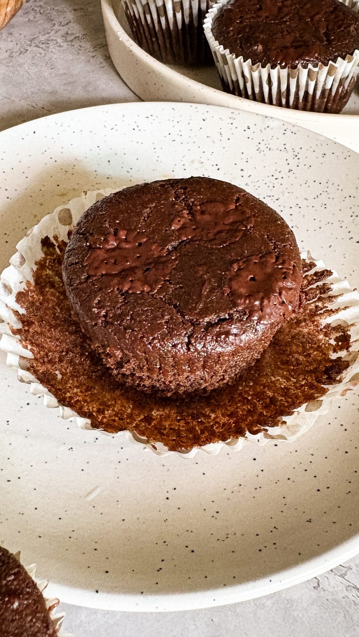 Eggless Whole Wheat Chocolate Muffins